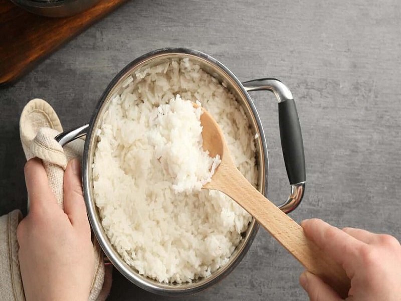   علت شفته شدن برنج در پلوپز