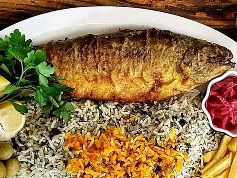 مواد لازم برای تهیه سبزی پلو با ماهی